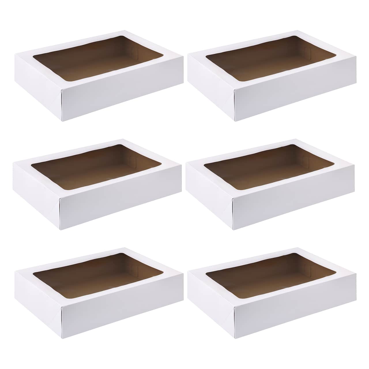6 Packs: 2 ct. (12 total) Corrugated Window Cake Boxes by Makery®